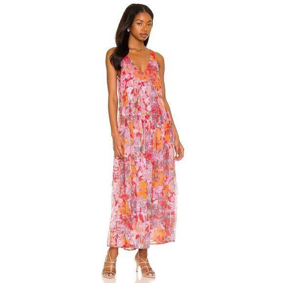 Free People Dresses & Skirts - Free People Julianna Maxi Dress Cherry Comb Size Small NWT MSRP $168